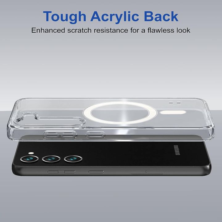 Samsung%20galaxy%20s23%20MagSafe%20Compatible%20Shockproof%20Transparent%20Slim%20Fit%20Wireless%20Charging%20supported%20Frosted%20Border%20Phone%20Back%20Case%20Mobile%20Cover%20-%20323438539%20-%20Image%204