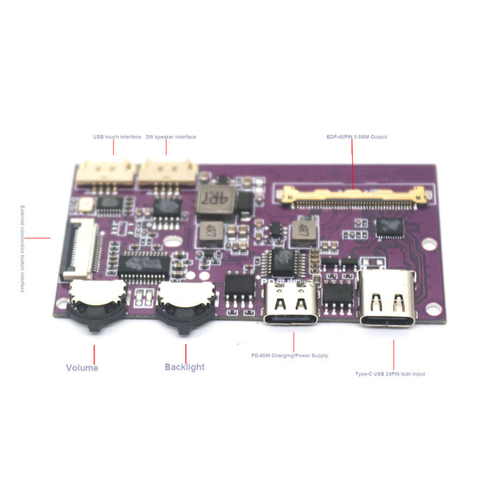 30PIN%2040PIN%20USB%20Type-c%20To%20EDP%20Driver%20Board%20LCD%20Projection%20Screen%20Conversion%202K%204k%2060HZ%20Portable%20LCD%20Display%20Screen%20EDP%20Cable%20-%20Image%205
