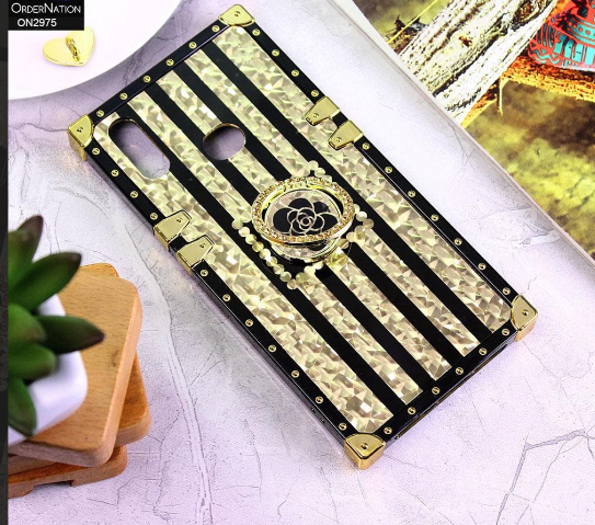 Samsung%20Galaxy%20A10s%20Cover%20-%20Design%202%20-%203D%20illusion%20Gold%20Flowers%20Soft%20Trunk%20Case%20With%20Ring%20Holder%20-%20Image%202