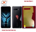 Asus Rog 3 Crystal Clear Ultrathin Back Skin HD Screen Guard Scratch Protector Poly.