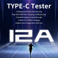 USB C Meter Tester,USB C Tester Digital Multimeter with LCD Display,Digital Voltmeter Type C Voltage Current Tester.