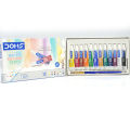 DOMS Water Color Tube 12 Shades with Brush & Palette. 