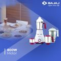 Bajaj Mixer Grinder / Blender / Juicer 4 Jars GX-4701 800 Watt. 