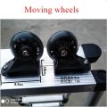 2pcs Easy ladder caster Heavy duty Telescopic Folding Step Ladder nylon auxiliary Moving wheels Transport Shifter Remover parts. 
