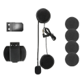 Helmet Intercom Clip 3.5mm Microphone Speaker Headset. 