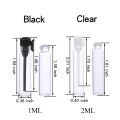 50 pcs / 1 ml 2ml can be filled with glass perfume bottle empty Sample ropper bottle empty bottle perfume ube rial ottle. 