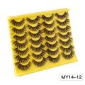 【The Edge of Beauty】14 Pack Look Fairy Lashes False Eyelashes Faux Mink Dramatic Fluffy. 