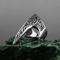 Kayi Obasi Flag Ottoman Empire Ring Men's Alien Popular Fashion Motorcycle Stainless Steel Ring Men's Jewelry Gift Wholesale. 