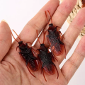 50/30/10/5 pcs Cockroaches Toy Halloween Gadget Gags Practical Jokes Toys Plastic Bugs Insect Model.