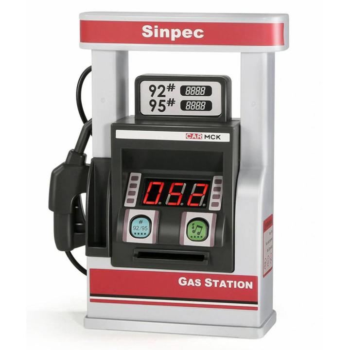 Children's Gas Station Toy Simulation Car Swiping Card Automatic Gas Dispenser