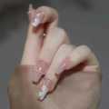 Beautiful fake nails for women. 