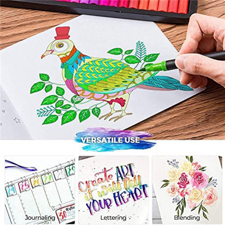 Colouring%20Pens%2048%20Colours%20Dual%20Brush%20Pens%20Felt%20Tip%20Pens%20Art%20Markers%20Drawing,%20Painting,%20Calligraphy,%20Colouring%20Books%20-%20Image%203