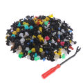 1000Pcs 30 kinds Universal Mixed Auto Fastener Car Bumper Clips with Crowbar. 