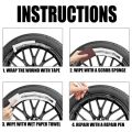 Scratch Repair Wheel Repair Kit Portable Paint Fix DIY Car Rim Scratch Repair Kit Universal Color Car Paint Pen Alloy Wheel. 