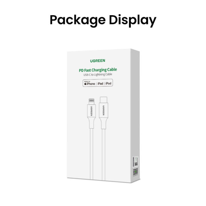 UGREEN%20USB%20C%20to%20Lightning%20Cable%20Nylon%20Braid%20MFi%20Certificate%20for%20iPhone%2013,12,%2012%20Pro,11%20/iPhone%2011%20Pro%20/XS%20Max%20X%208%2020W%20PD%20Fast%20Charger%20Data%20Cable%20for%20Macbook%20Pro,%20Air,%20iPad%20Pro%202020,2018%20USB%20C%20Cord%20-%20Image%2010