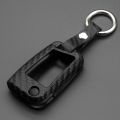 Carbon Fiber Key Case Cover For Polo Golf 7 Tiguan for Octavia Karoq SEAT Ateca Leon Ibiza. 