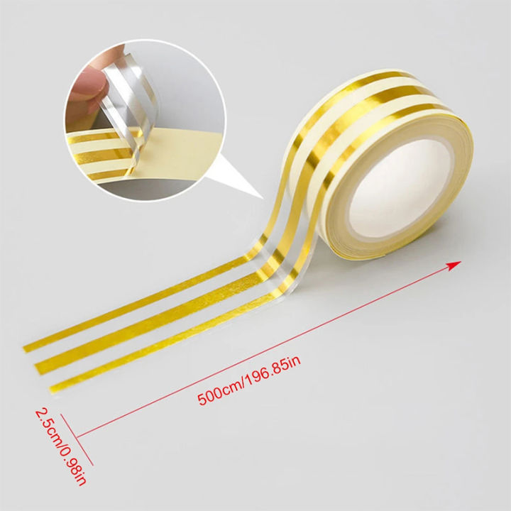 1 Roll New 5M Self-Adhesive Tile Stickers Tape Floor Waterproof Wall Gap Sealing Strip Tile Beauty Seam Sticker Home Decoration