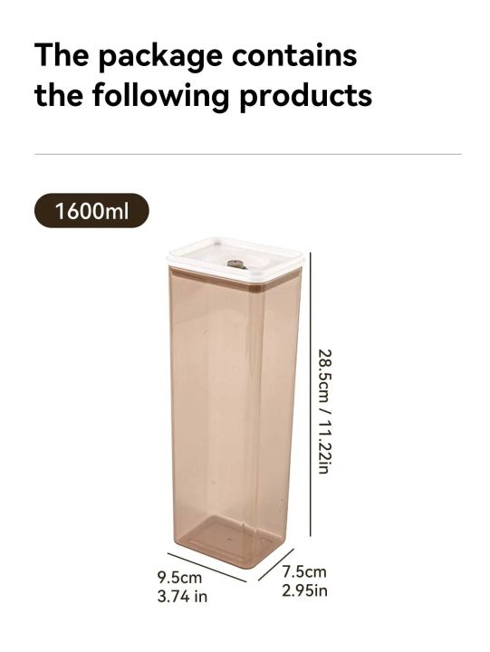WORTHBUY%20Food%20Storage%20Container%20Spice%20Jar%20Set%20Kitchen%20Box%20Bulk%20Sealed%20Jar%20Refrigerator%20Transparent%20Storage%20Bottle%20Tea%20Tank%20-%20Image%206