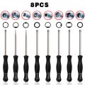8 pcs Screwdriver Carburetor Adjustment Tool Single D Double D Hexagon Hex Socket Kit Set.