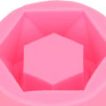 Flower Pot Mould Hex Non Stick Reusable Succulent Planter Mould for Cake Chocolate Aromatherapy. 