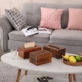 Creative Solid Wood Tissue Box Japanese Style Living Room Wooden Multifunctional Restaurant Tissue Storage Box Office Paper Extraction Box. 