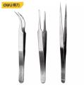 Deli Stainless Steel Tweezers 3pcs DL396003B. 