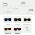 GCV Brand 2021 New Fashion Design Ultralight TR90 Square Frame Polarized Men Women Female Sunglasses Hawksbill Sports Tourism.
