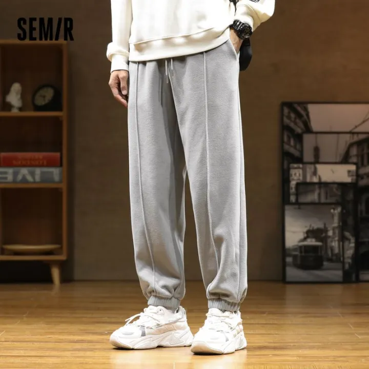 Senma%20Casual%20Trousers%20Men's%20Polar%20Fleece%20Energetic%20Ankle-Tied%20Sports%20Pants%20Boys2022New%20Pants%20-%20Image%204