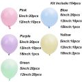Pastel Balloons Garland Arch Kit Pastel Pink Blue Balloon Kids Birthday Party Decoration Wedding Baby Shower Baptism.