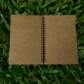 Designer Series Kraft Spiral Grid Graph Notebook. 