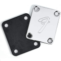 1Set 70S 4-Bolt Guitar Neck Plate Neckplate With Screws Reinforced Neck Handle Protector (Gold). 