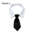 Pet Dog Cat Formal Necktie Tuxedo Bow Tie Black and Red Collar for Dog & Cat Pet Accessories for Wedding Holiday and Party Gift. 