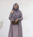 abaya borka (Afrin Borka) (No Hijab) Dubai Cherry stylish party borka fashion collection Fashionable khimar Lycra borka for Women. 