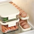 Slide-type Egg Box 1 pcs - Double-layer Automatic Egg Roller. 
