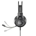 Hoco W106 Tiger Gaming Over The Ear Headphones for Desktop, Mobile, Laptop | 50mm Drivers | 2-in-1 Adapter Wired Gaming Headphone.