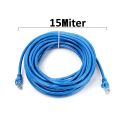 1.5m,3m,5m,10m,15m,20m,30m High Speed Ethernet Broadband CAT6 CAT 6 Round Ethernet Network Cable RJ45 Patch LAN Cord -Blue.