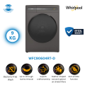 WHIRLPOOL 9.0 KG Front Loading Washing Energy Saving inverter Washing Machine With Sanitize Wash, Strains Removal, Free Delivery and Official Warranty  | SANICARE WFC90604RT-D. 