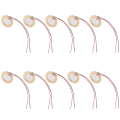 LKPCIGCXM 10 Pcs Piezoelectric Piezo Ceramic Plate Dia 27mm for Buzzer Loudspeaker.