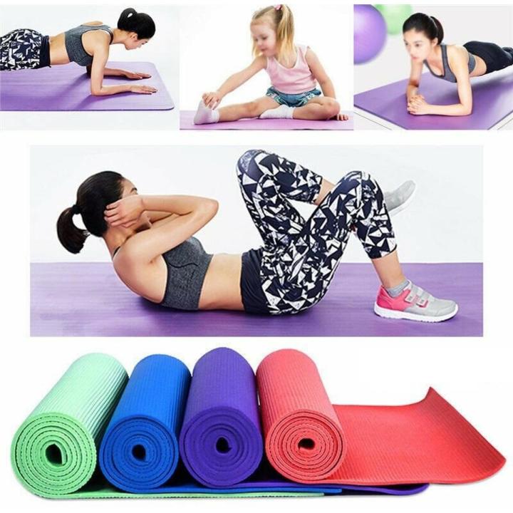 6mm Thick Yoga Mat Non-slip Exercise Mat Body Building
