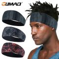 Men Sports Headband Running Fitness Sweatband Elastic Cycling Yoga Gym Headscarf Bicycle Tennis Hair Band Ear Head Bandage Women. 