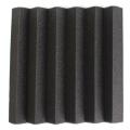30X30X5CM Studio Acoustic Foam Sound Absorption Treatment Panel Tile Wedge Black. 