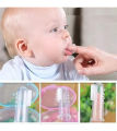 1 pcs Silicon Baby Finger Toothbrush & Tongue Cleaner for Babies Safe & Gentle Baby Finger brush. 