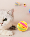 1pc New Cat Toy Ball Jingle Bell Interactive Ball. 