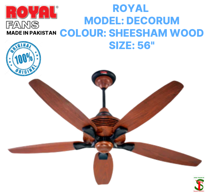 Royal%20Decorum%201400MM%20(56")%20Ceiling%20Fan%20(Sheesham%20Wood)%20Made%20in%20Pakistan%20-%20Image%202