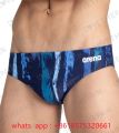 Men's Team Painted Stripes Brief Swimsuit Triangle swimsuit Leg Boxer Swimming Trunks Swimming Trunks Panties Training Pants. 