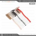 25/ 50/ 100 Pcs - 1N4007 Rectifier Diode – 1000V 1A General-Purpose Silicon Junction Diode for Electronics & Power Circuits.