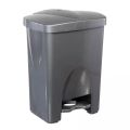 Smart Paddle Dust Bin - 20Litar - Silver. 