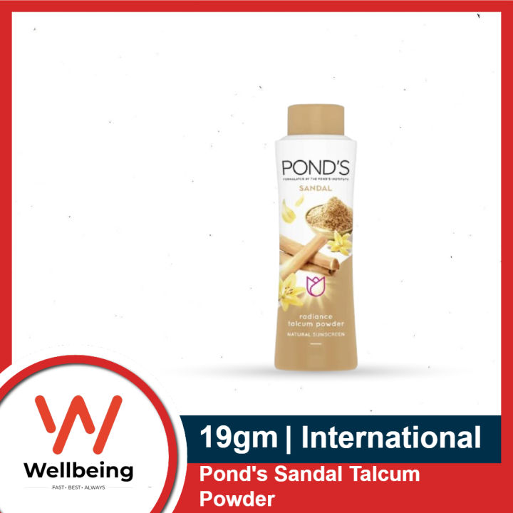 Pond's Sandal Talcum Powder 19 Gm Aromatic Fragrance Beauty Care Powder for Women