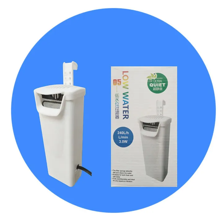 Low%20Water%20Level%20Filter%203W%20240L/H%20Turtle%20Water%20Tank%20Aquarium%20Filter%20Change%20Water%20-%20Image%205