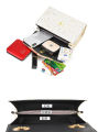 Trendy Chinese PU Leather Women one shoulder sequins Crossbody bags.